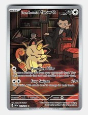 Team Rocket's Meowth 203/182 Illustration Rare Destined Rivals Pokemon Holo NM on eBay