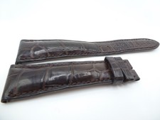 Genuine Patek Philippe Dark brown Leather Band - 21mm x 16mm used