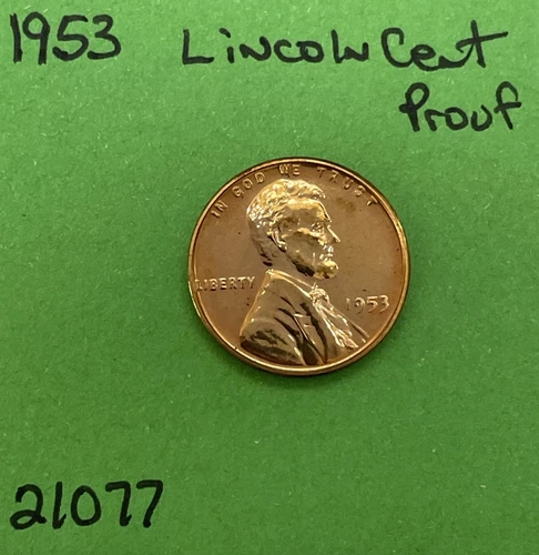 1953 Lincoln Wheat Cent / Penny 1c Gem Proof Red