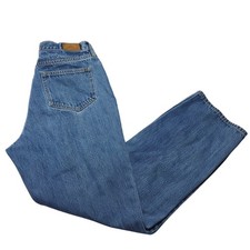 Vintage Lands End Womens High Rise Denim Pants Jeans Size 10 Blue