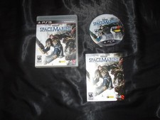 Warhammer 40,000: Space Marine (Sony PlayStation 3, 2011) Disc, Manual, Case
