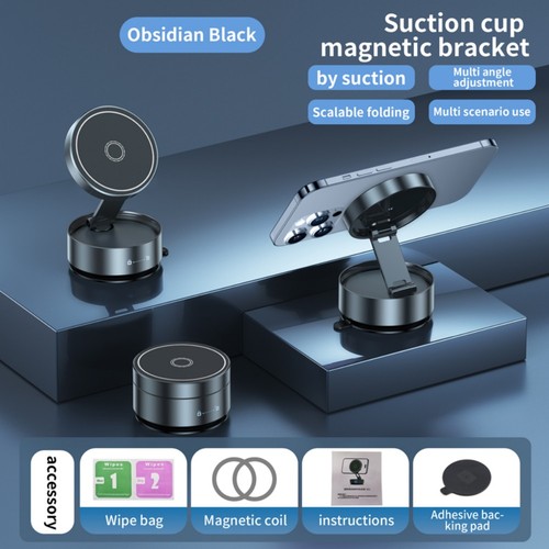 360° Adjustable Magnetic Vacuum Suction Cup Car Phone Holder Mount for MagSafe - Picture 4 of 12