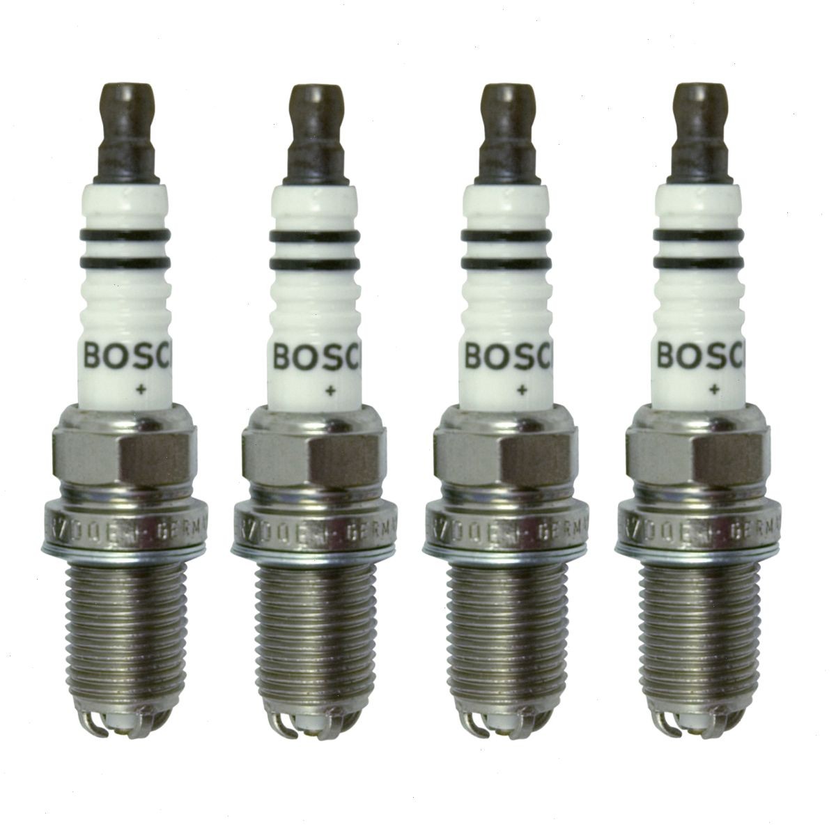 4 pc Bosch 7401 Nickel Copper Spark Plugs for 7092 4261 Ignition Wire ta