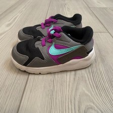 Nike LD Victory Toddler Sneakers Black Grey Purple Teal AT5606-006 Size 6C
