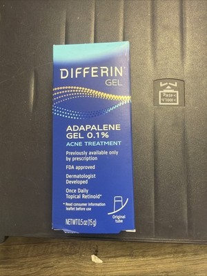 Differin Adapelene Gel 0.1% Acne Treatment - 0.5oz