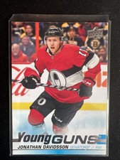 2019-20 Upper Deck Young Guns Jonathan Davidsson Rookie Card YG RC UD Senators