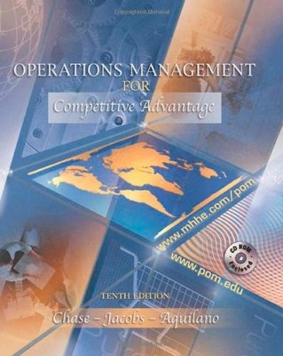 OPERATIONS MANAGEMENT FOR COMPETITIVE ADVANTAGE (THE By Richard B. Chase VG