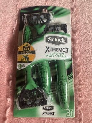 Men s XTREME 3 Disposables SENSITIVE Razors ~ 3 PACK ~ Strip of Vitamin E & Aloe