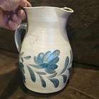 MINT! Salmon falls  Pitcher 2002 Green Penn pattern 8" tall. never used. — photo 5