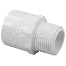 Ppg 55243 For Plumbmaster 1 Mip X 34 Slip Pvc Reducing Adapter