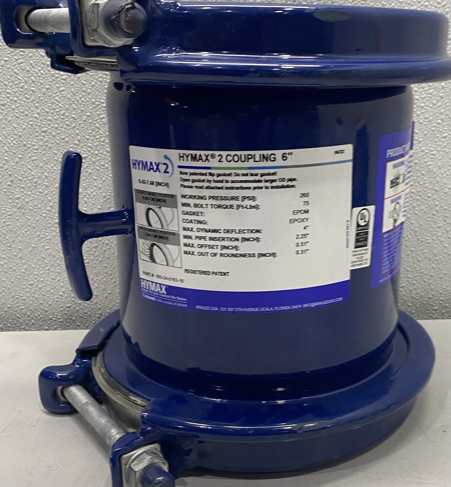 Hymax 2 860-54-0163-16 Coupling 6