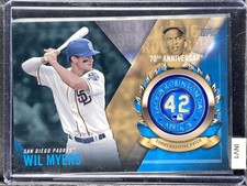 Myers, Wil - 2017 Topps - Jackie Robinson Logo Patch - INV1