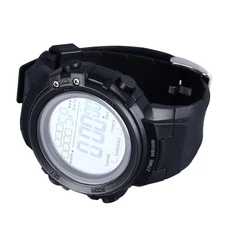 Men Digital Sport Watch 50m Water Proof LED Stopwatch Countdown Auto Date Alarm