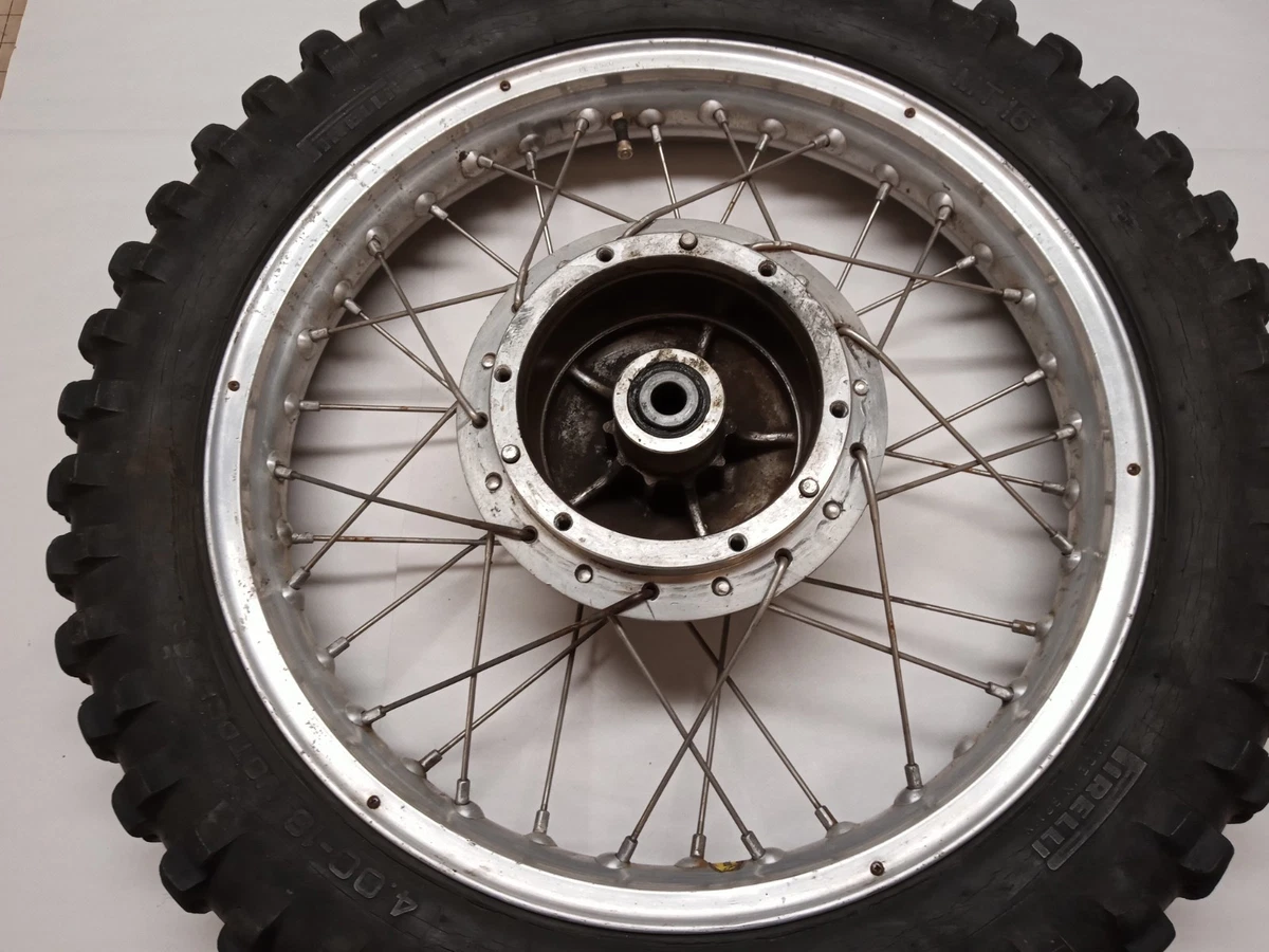 1974 Bultaco Alpina 250 Model 115 rear wheel