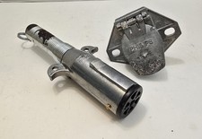 Heavy Duty 7 Pin Round Trailer 7 Pin Round Connector-7 Pin Trailer Plug-7Way