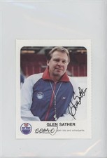 1986-87 Red Rooster Edmonton Oilers Grocery Store Issue Glen Sather HOF 1d0j