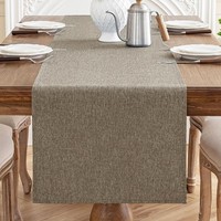 TischläUfer Mokka 40X140Cm Abwaschbar Polyester Wasserabweisend Kratzfest