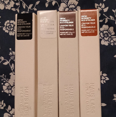 Haus Lab Optic Intensity Eco Eyeliner Crayon Black, White, Brown, Bronze 0.04 oz