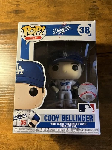 Funko Pop! MLB Cody Bellinger #38 Los Angeles Dodgers Baseball Vinyl Figure