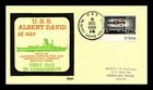 Dr Jim Stamps USS Albert David DE 1050 Naval Cancel Cover First Day Commission