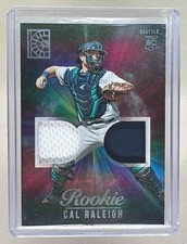 Cal Raleigh 2022 Panini Capstone #RDM-CR Dual Patch RC Rookie