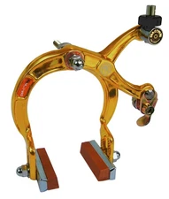 Dia-Compe MX1000 old school BMX bicycle brake caliper - GOLD