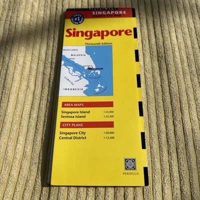 Singapore Travel Map Thirteenth Edition-Periplus Editor-Sheet Map Folded NEW