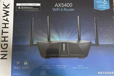 NEW  NETGEAR – Nighthawk AX5400 Wi-Fi 6 Router, RAX54S-100NAS
