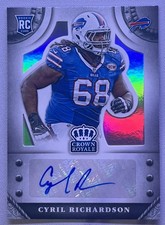 2014 Panini Crown Royale #DS-CR Cyril Richardson Rookie Signatures #/99