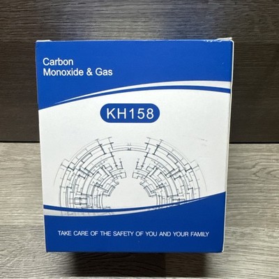 NEW 2 Pack KH158 Carbon Monoxide & Gas Detector Alarm Plug-In CO Sensor HOME/RV