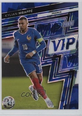 2025 National Convention VIP Gold Pack Blue Sparkle Prizm /75 Kylian Mbappe 1ti6