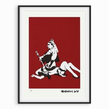 Banksy Art Print - Queen Vic - Limited Edition - Certificate