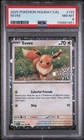 2025 POKEMON HOLIDAY CALENDAR #133 EEVEE PSA 8