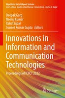 Innovations In Information And Communication Technologies | Deepak Garg (U. A.)