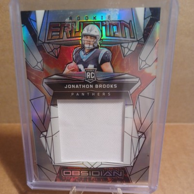 2024 Panini Obsidian Rookie Eruption Jonathan Brooks Patch /99
