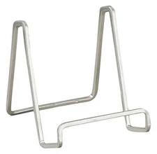 TRIPAR SS-TRI-50213 3.53 Inch Silver Color Metal Square Wire Stand