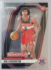 2024-25 Panini Prizm Monopoly  Bub Carrington (RC) #87