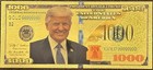 🔥 Pair of 24K Gold Trump $1000 Commemorative Foil Bills – Not Legal Tender 🔥 — photo 3