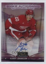 2024-25 O-Pee-Chee Platinum Rookie Auto Sunset Albert Johansson #R-AJ Auto 0he
