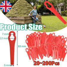 Plastic Blade Set Cutter Replacement For Einhell Cordless Grass Trimmer Strimmer