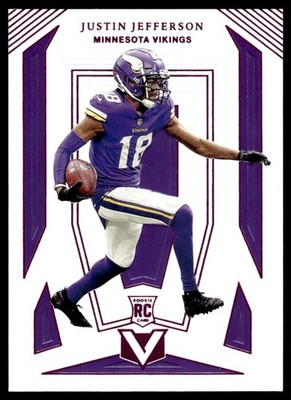 2020 Chronicles Vertex Purple Justin Jefferson Rookie 11/25 #V-10