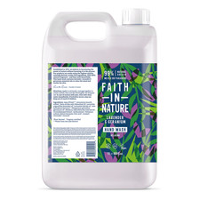 Image of Faith In Nature Lavender & Geranium Hand Wash - 5ltr