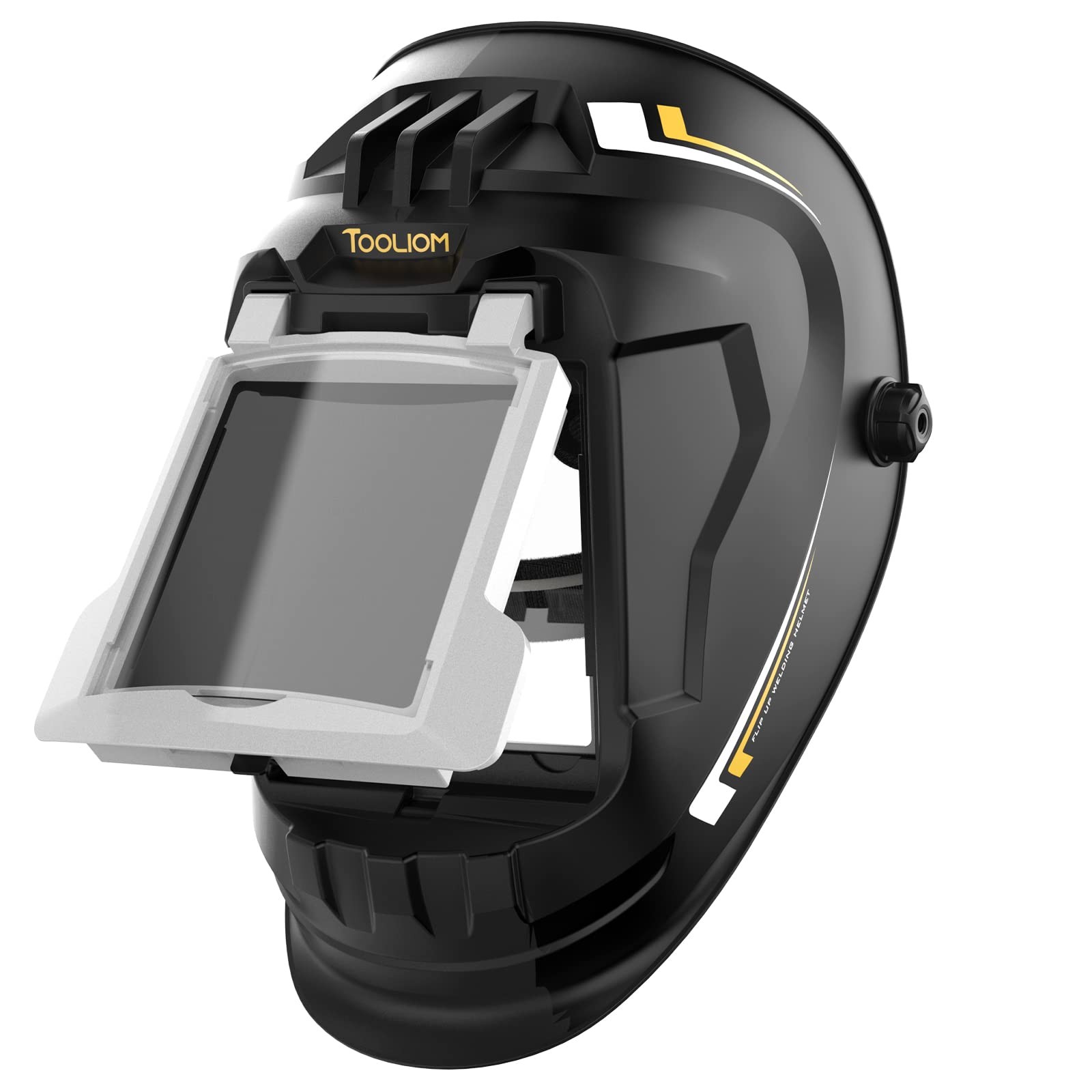Flip Up Welding Helmet with Adjustable Shade Lens for Safety and Comfort