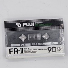 VTG Fuji FR-II 90 Type II High Bias CrO2 Blank Cassette Tape 135m Sealed JPN NOS