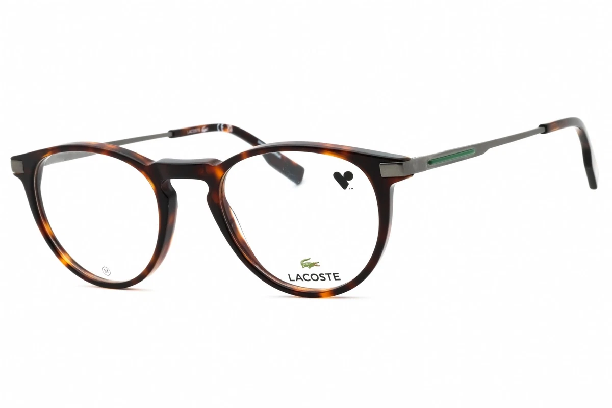 LACOSTE Eyeglasses L2264-705-49 Size 49/21/oval BRAND NEW W CASE Lacoste Brown Metal Eyeglass Frames for sale | eBay main image 2