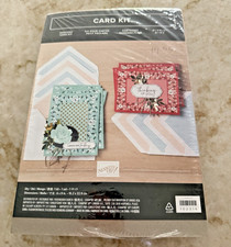 NEW Stampin' Up Kerchief Card Kit DIY 8 Handmade Cards Flowers 152319