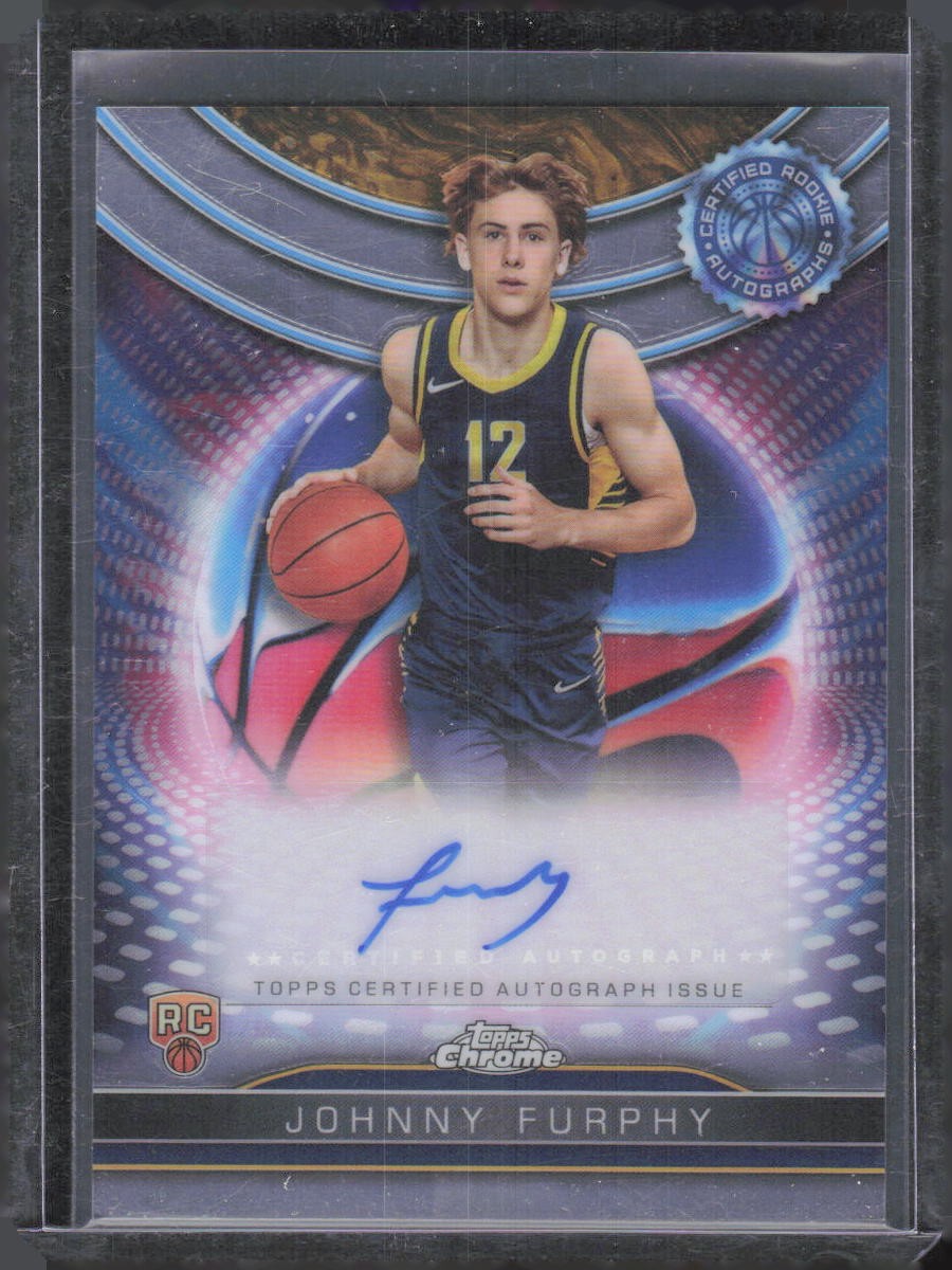 2024-25 Topps Chrome - Certified Autograph Issue Rookies #TCRA-JF Johnny Furphy