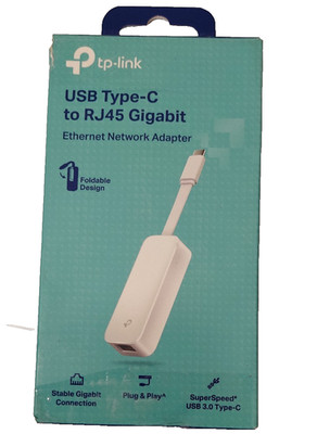 TP-Link UE300C USB Type-C to RJ45 Gigabit Ethernet Network Adapter Foldable