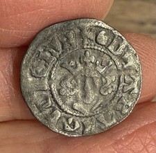 EDWARD II (1307-1327). SILVER PENNY. BURY ST EDMUNDS MINT.