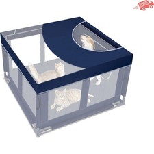 Versatile Dog Playpen Cover - 42x42 Inches, Breathable  Cozy Retreat